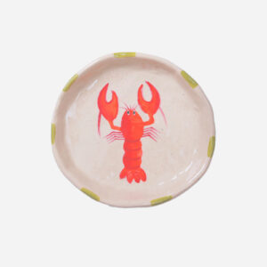 Hand-painted Plate - Lobster - 5.2"