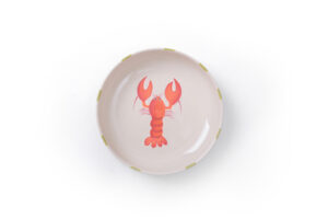 Hand-painted Bowl - Lobster - 8"
