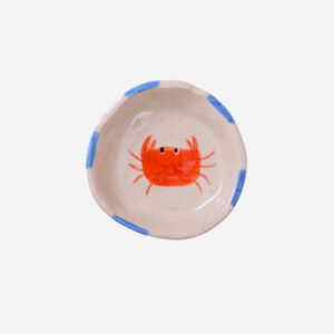 Hand-painted Mini Dish - Crab - 3"